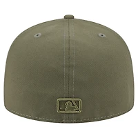 Casquette ajustée A-Frame 59FIFTY pour homme New Era, olive, Houston Astros, color pack