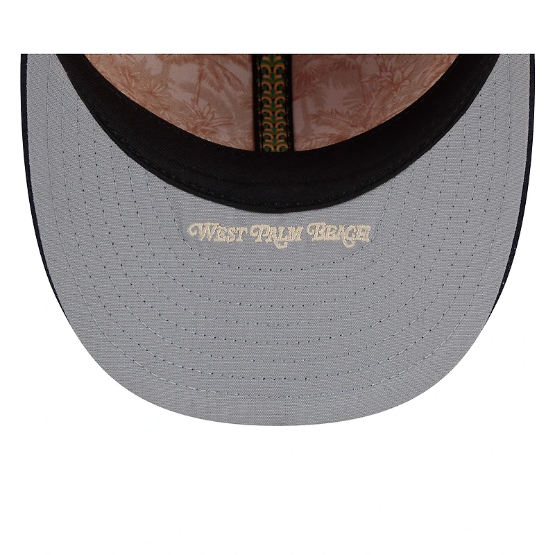 Casquette ajustée New Era 59FIFTY orange/marine Houston Astros, entraînement de printemps 2026, pour homme