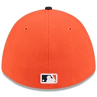 Casquette New Era Flex orange/marine Houston Astros 2026 Spring Training M-Crown 39THIRTY pour homme