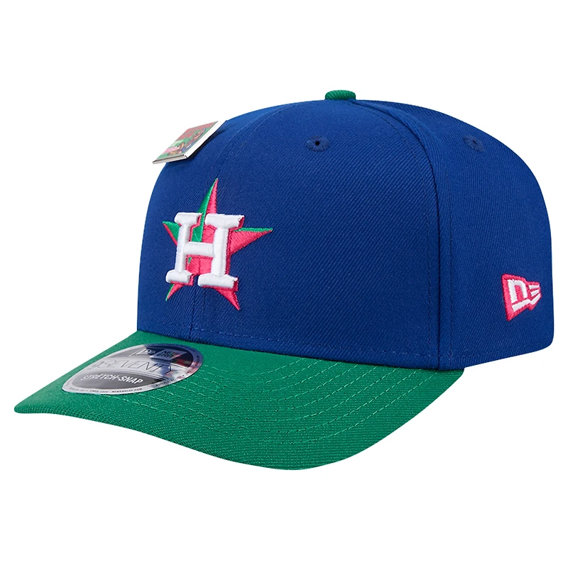 Casquette ajustable 9SEVENTY pour homme New Era, bleu royal/vert, Houston Astros 2024 Big League Chew Flavor Pack