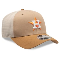 Casquette ajustable New Era Stone Houston Astros 9SEVENTY Trucker pour homme