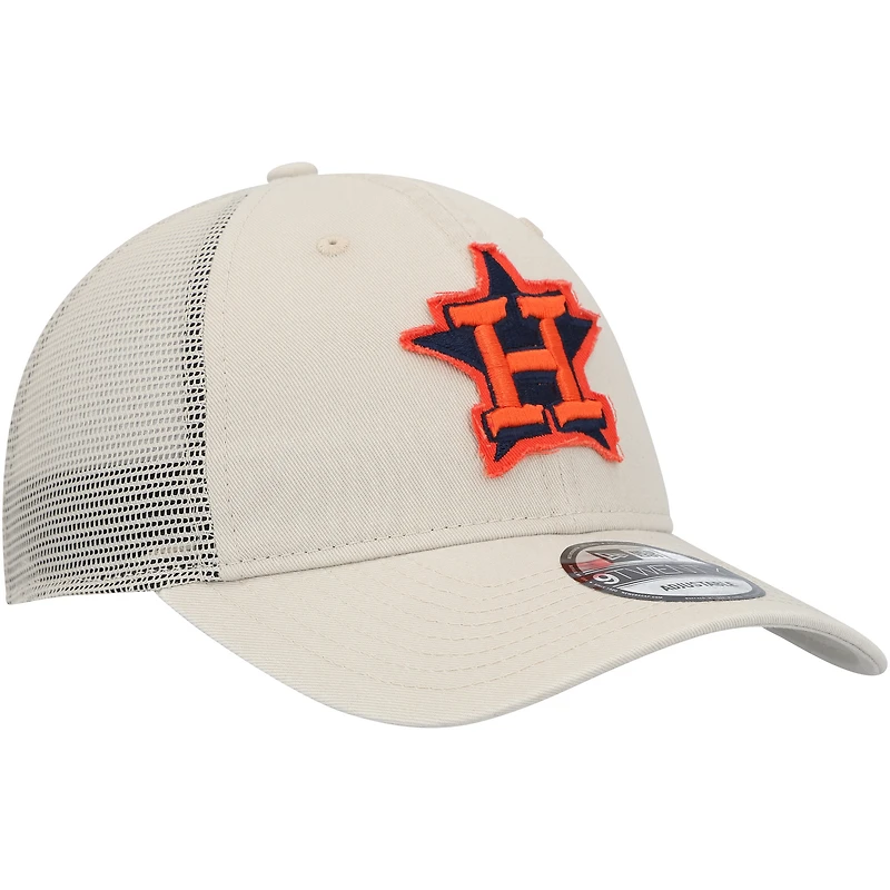 Casquette de camionneur réglable New Era Stone Houston Astros Game Day 9TWENTY pour hommes