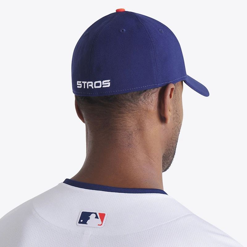 Casquette New Era 39THIRTY Flex City Connect 2025 des Astros de Houston, blanc/bleu marine