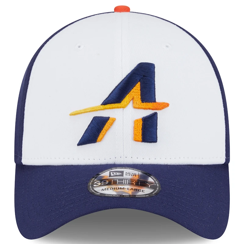 Men's New Era White/Navy Houston Astros 2025 City Connect 39THIRTY Flex Hat