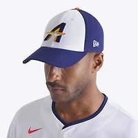 Casquette New Era 39THIRTY Flex City Connect 2025 des Astros de Houston, blanc/bleu marine