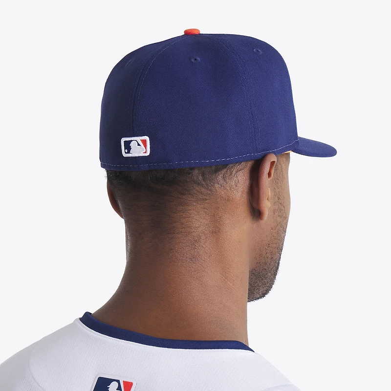 Casquette ajustée New Era 59FIFTY City Connect 2025 des Astros de Houston, blanc/bleu marine