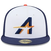 Casquette ajustée New Era 59FIFTY City Connect 2025 des Astros de Houston, blanc/bleu marine