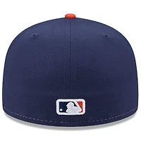 Casquette ajustée New Era 59FIFTY City Connect 2025 des Astros de Houston, blanc/bleu marine