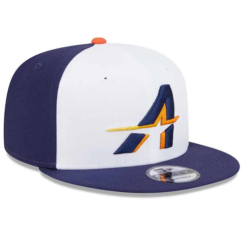 Men's New Era White/Navy Houston Astros 2025 City Connect 9FIFTY Snapback Hat