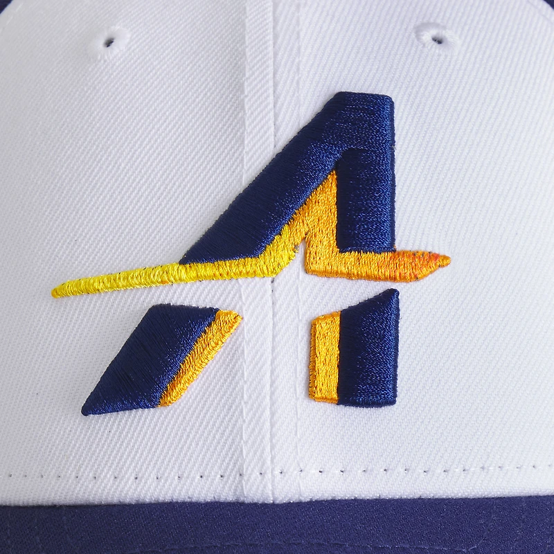 Men's New Era  White/Navy Houston Astros 2025 City Connect 9FORTY M-Crown Adjustable Hat