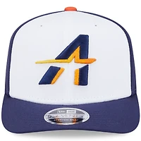 Casquette ajustable New Era 9SEVENTY City Connect 2025 des Astros de Houston, blanc/bleu marine
