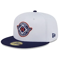 Men's New Era  White/Navy Houston Astros 2025 City Connect Batting Practice 59FIFTY Fitted Hat
