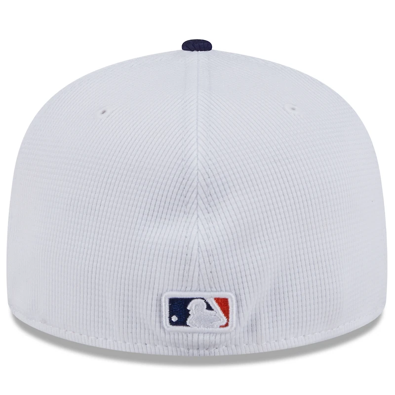 Men's New Era  White/Navy Houston Astros 2025 City Connect Batting Practice 59FIFTY Fitted Hat