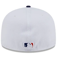 Men's New Era  White/Navy Houston Astros 2025 City Connect Batting Practice 59FIFTY Fitted Hat