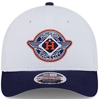 Casquette ajustable 9FORTY City Connect 2025 des Astros de Houston pour homme, New Era, blanc/bleu marine