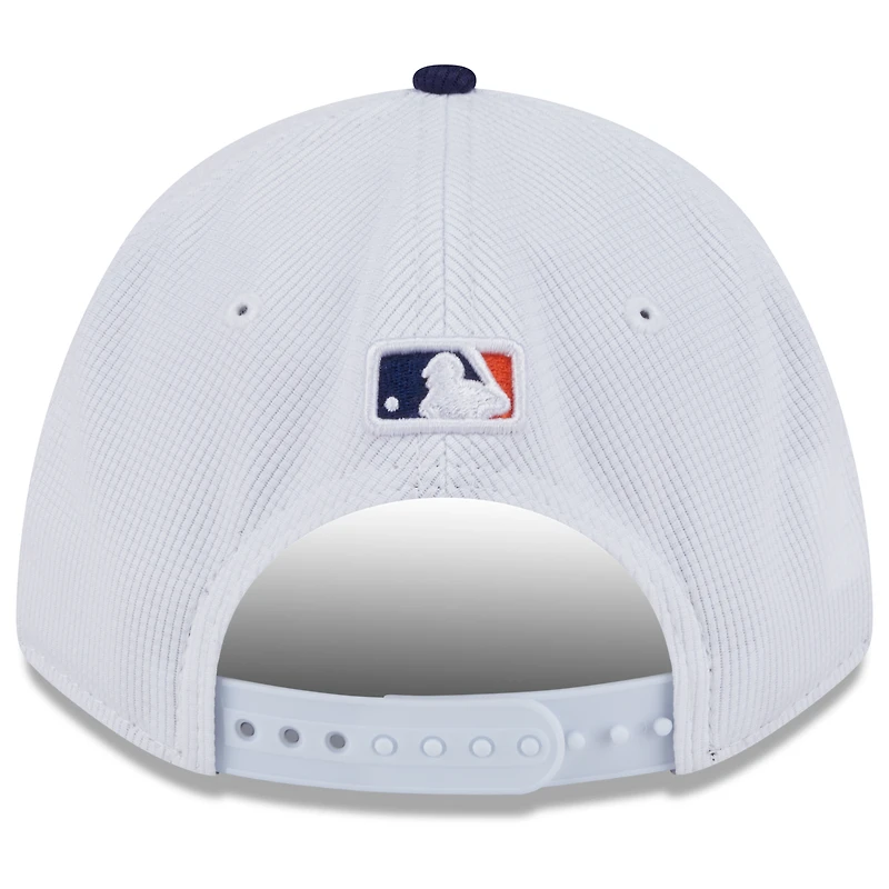 Men's New Era  White/Navy Houston Astros 2025 City Connect Batting Practice 9FORTY Adjustable Hat