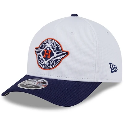 Men's New Era  White/Navy Houston Astros 2025 City Connect Batting Practice 9FORTY Adjustable Hat