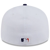 Men's New Era  White/Navy Houston Astros 2025 City Connect Batting Practice Low Profile 59FIFTY Fitted Hat