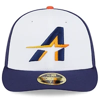 Men's New Era  White/Navy Houston Astros 2025 City Connect Low Profile 59FIFTY Fitted Hat