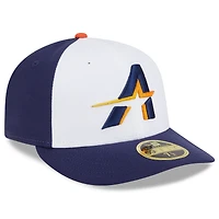 Men's New Era  White/Navy Houston Astros 2025 City Connect Low Profile 59FIFTY Fitted Hat
