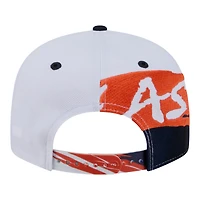 Men's New Era White/Navy Houston Astros 9FIFTY Snapback Hat
