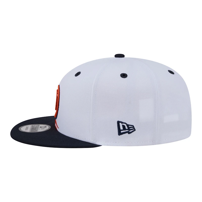 Casquette snapback New Era 9FIFTY pour homme, blanche et marine, Houston Astros