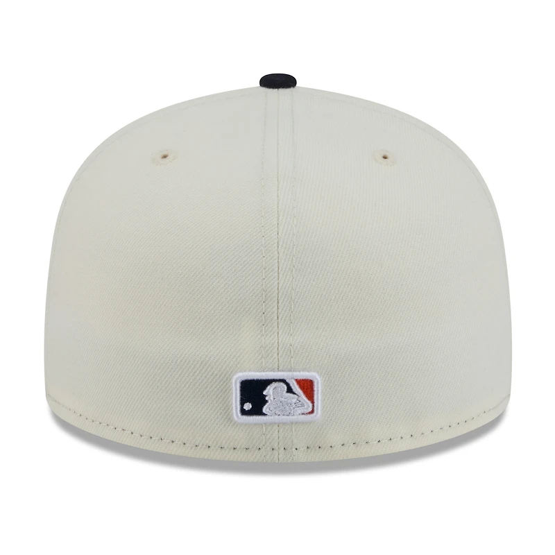 Men's New Era White/Navy Houston Astros Blossom 59FIFTY Fitted Hat