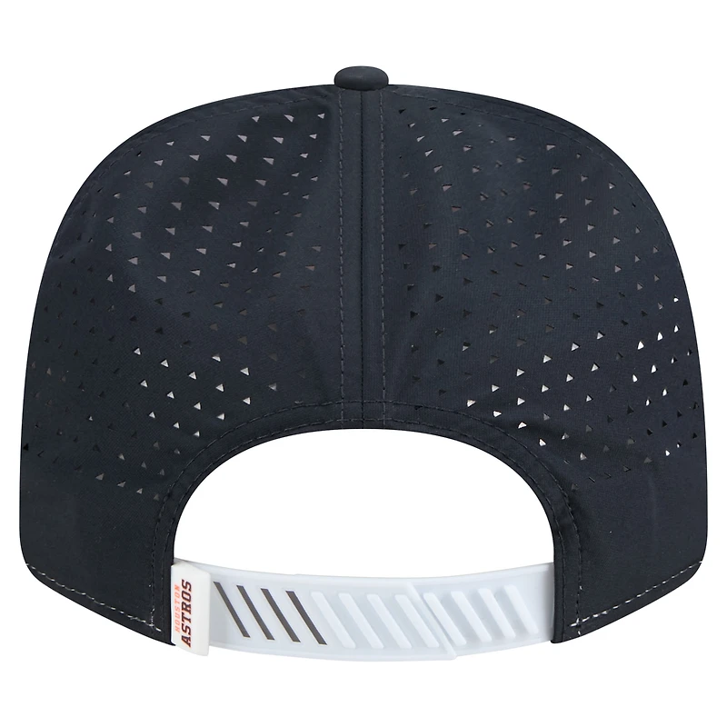 Casquette ajustable 9SEVENTY blanche/bleu marine des Astros de Houston pour homme New Era