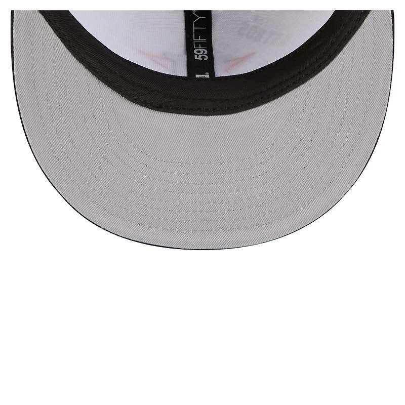 Men's New Era White/Navy Houston Astros Repeat 59FIFTY Fitted Hat