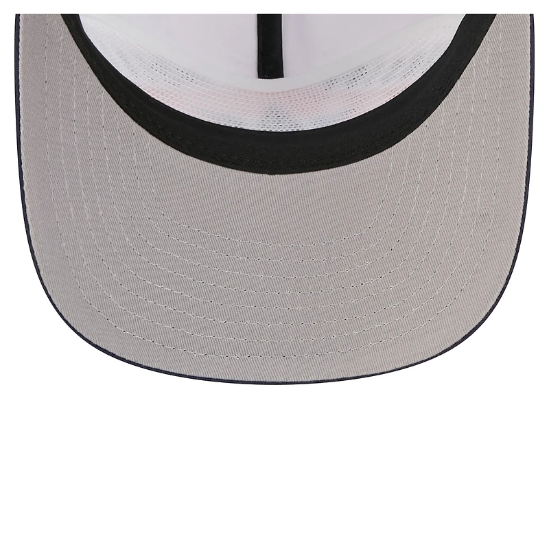 Men's New Era White/Navy Houston Astros Retro Cut 19TWENTY Adjustable Trucker Hat
