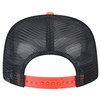 Casquette snapback New Era 9FIFTY blanche/orange pour homme, motif rétro des Astros de Houston