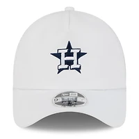 Men's New Era Orange Houston Astros 2026 Batting Practice Apex 9FORTY Adjustable Trucker Hat