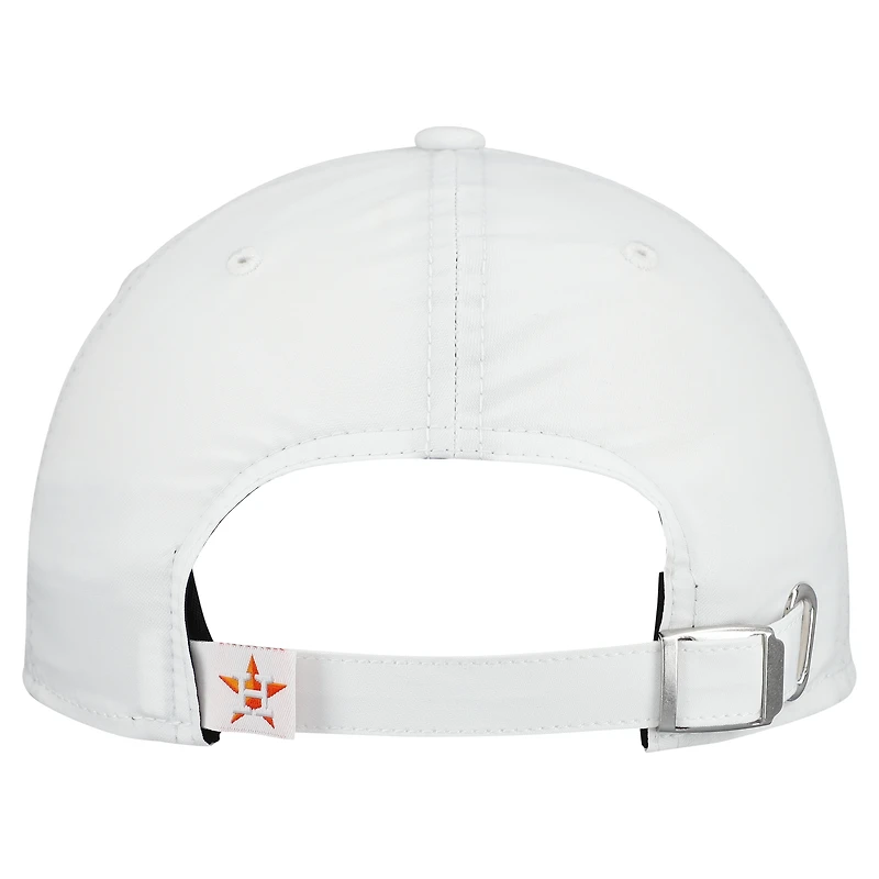 Casquette New Era blanche pour homme, Houston Astros, pack d'entraînement de printemps 2026, modèle Icon, classique et décontractée, ajustable.
