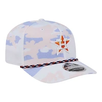 Casquette ajustable New Era blanche Houston Astros Camo Rope 9SEVENTY pour homme