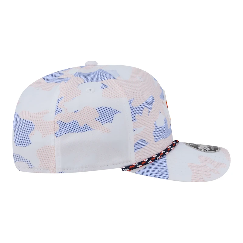 Casquette ajustable New Era blanche Houston Astros Camo Rope 9SEVENTY pour homme