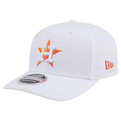 Casquette ajustable COOLERA 9SEVENTY blanche des Houston Astros de New Era pour homme