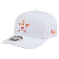 Casquette ajustable COOLERA 9SEVENTY blanche des Houston Astros de New Era pour homme