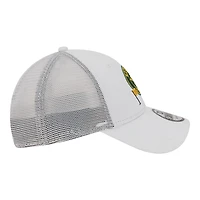 Men's New Era  White Houston Astros Flag 9FORTY Trucker Adjustable Hat