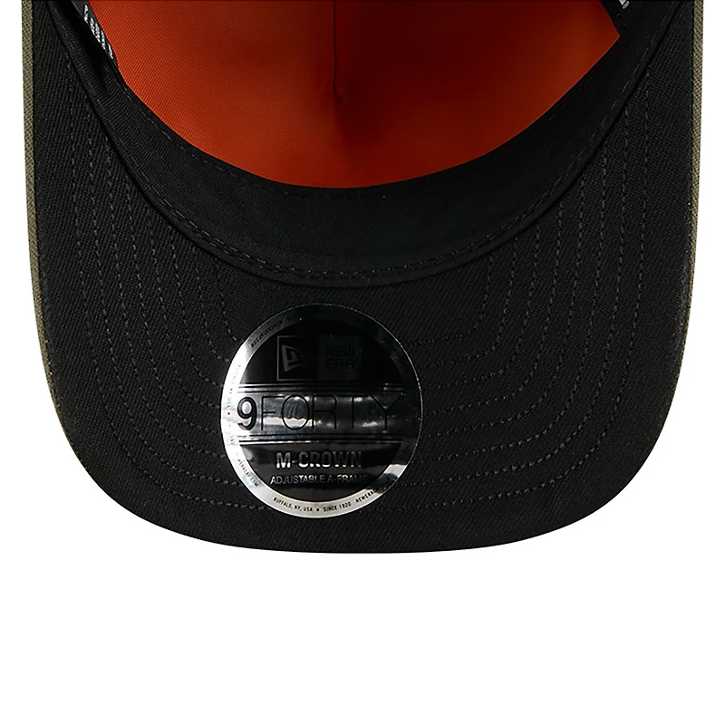 Casquette ajustable A-Frame 9FORTY olive des Astros de Houston pour homme New Era x Alpha Industries