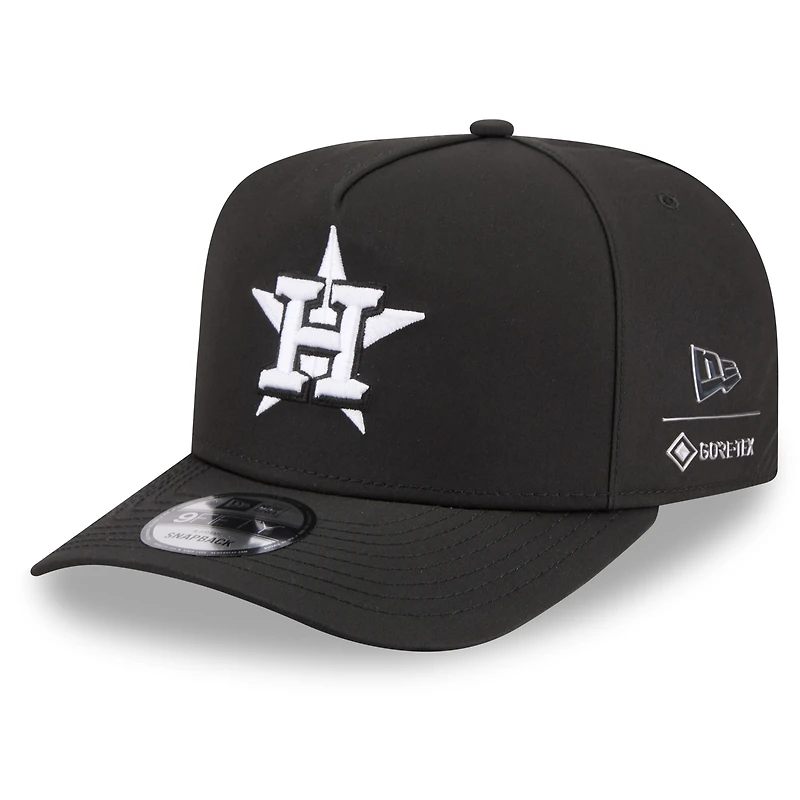 Casquette ajustable New Era x GORE-TEX noire Houston Astros 9FIFTY pour homme
