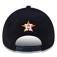 Men's New Era x Hyperfly Navy Houston Astros A-Frame 9FORTY Adjustable Hat