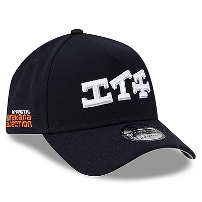 Men's New Era x Hyperfly Navy Houston Astros A-Frame 9FORTY Adjustable Hat