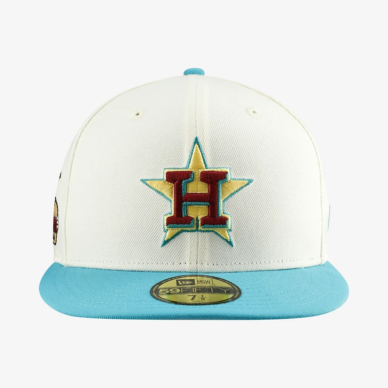 Men's New Era x Simpsons White Houston Astros Local 59FIFTY Fitted Hat
