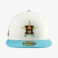 Men's New Era x Simpsons  White Houston Astros Local 59FIFTY Fitted Hat