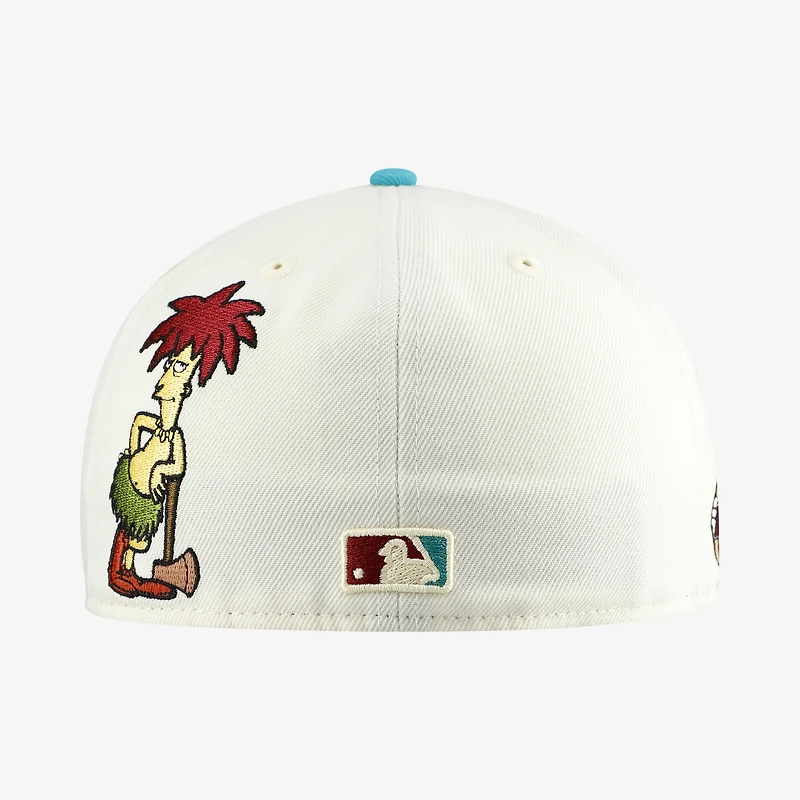 Men's New Era x Simpsons White Houston Astros Local 59FIFTY Fitted Hat