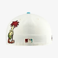 Men's New Era x Simpsons  White Houston Astros Local 59FIFTY Fitted Hat