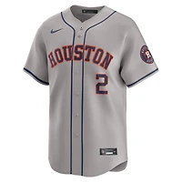 Maillot de joueur Nike Alex Bregman pour hommes, gris, Houston Astros Away Limited Player