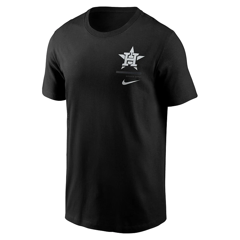 T-shirt Nike noir Houston Astros Bar Loading pour homme