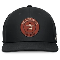 Men's Nike Black Houston Astros Cooperstown Collection Pro Dri-FIT Snapback Hat