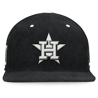 Men's Nike  Black Houston Astros Pro Corduroy Structured Snapback Hat